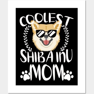 Glasses Coolest Shiba Inu Dog Mom Posters and Art